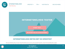 Tablet Screenshot of internetsnelheid-testen.nl